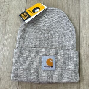 Carhartt knit cuffed beanie oatmeal heather NWT